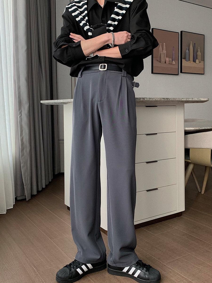 Silk Straight Drape Pants