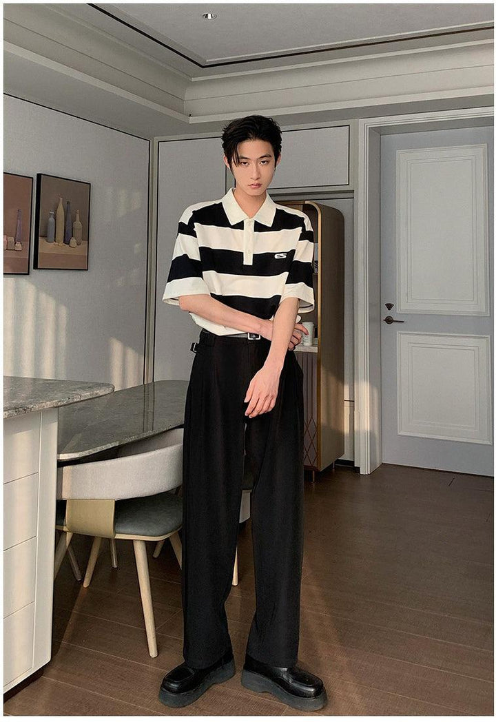 Silk Straight Drape Pants