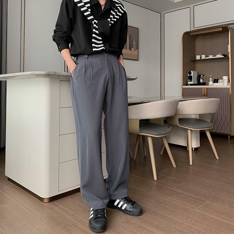 Silk Straight Drape Pants