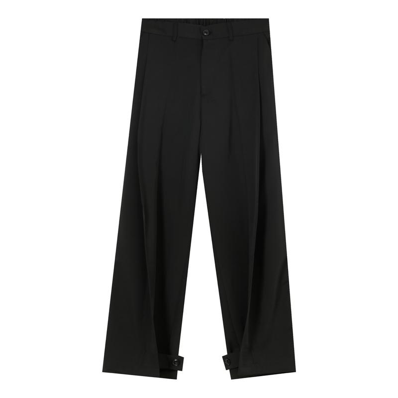 Silky texture suit pants - The Korean Fashion