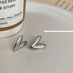 Silver Heart Earrings