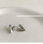 Silver Heart Earrings