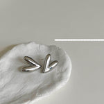 Silver Heart Earrings