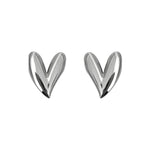 Silver Heart Earrings
