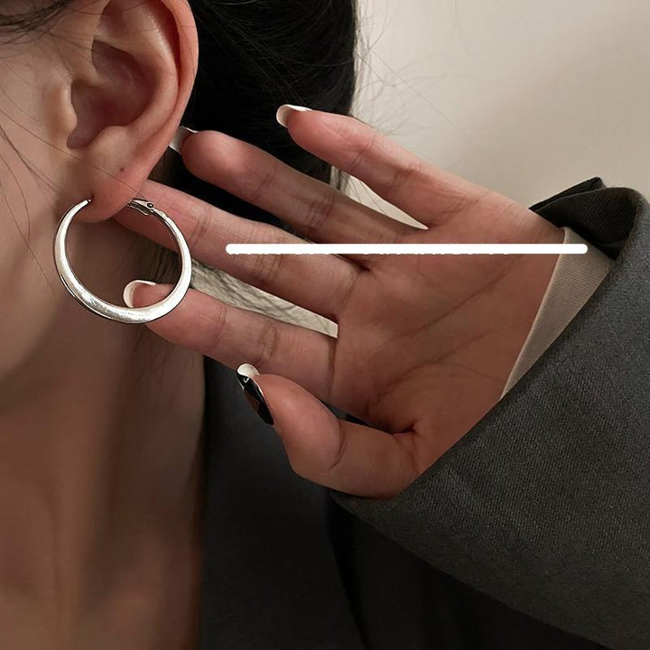Silver Hoop Earrings