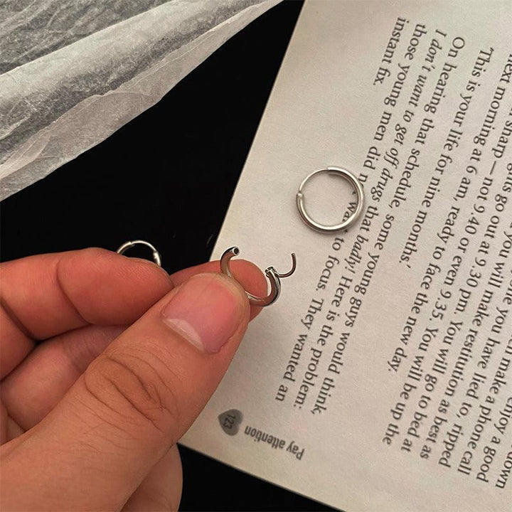 Silver Hoop Earrings