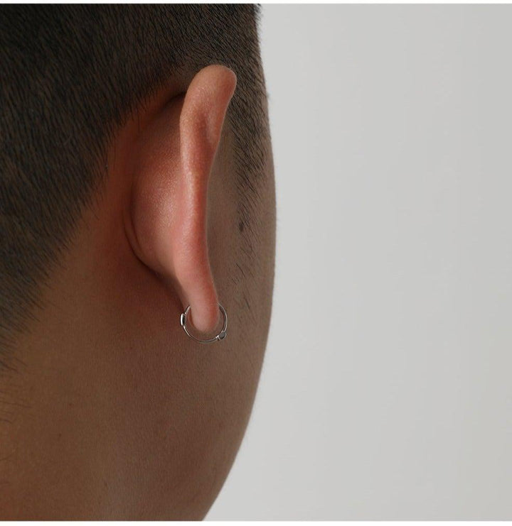 Silver Hoop Earrings