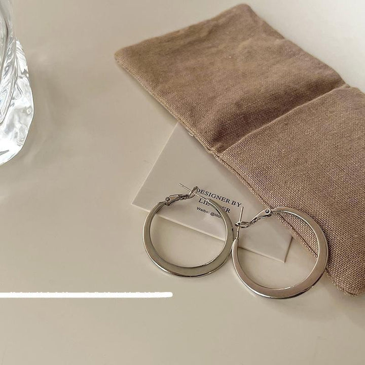 Silver Hoop Earrings