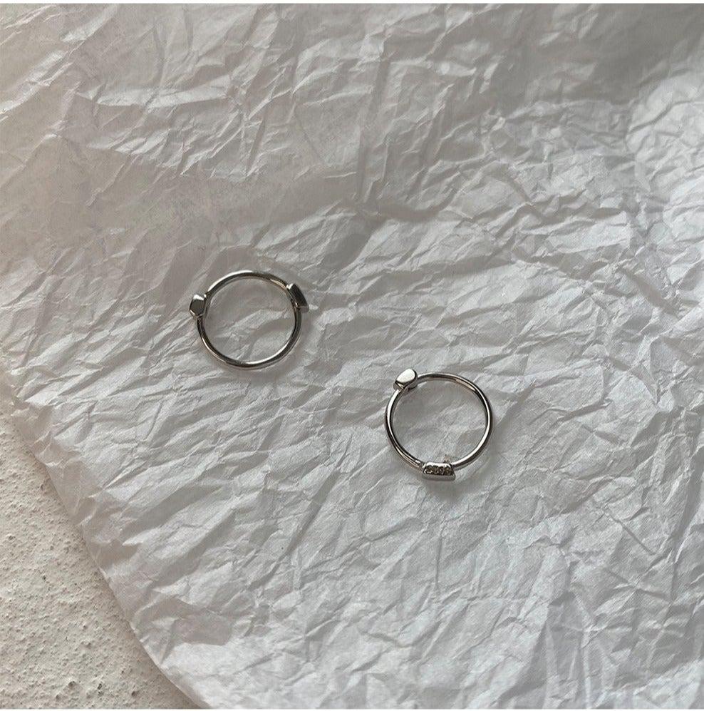 Silver Hoop Earrings