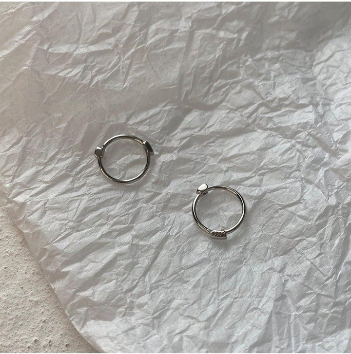 Silver Hoop Earrings