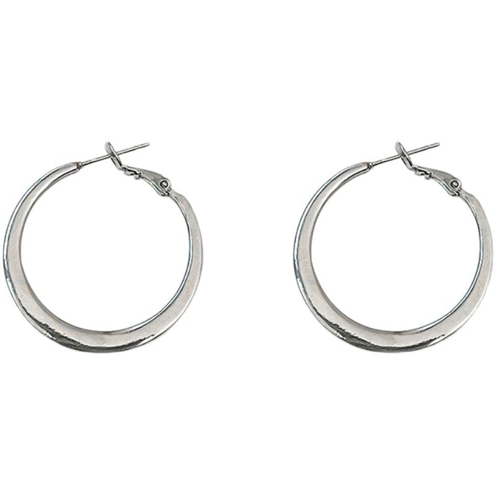 Silver Hoop Earrings