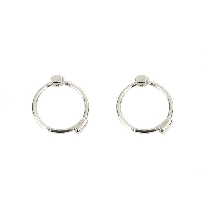 Silver Hoop Earrings