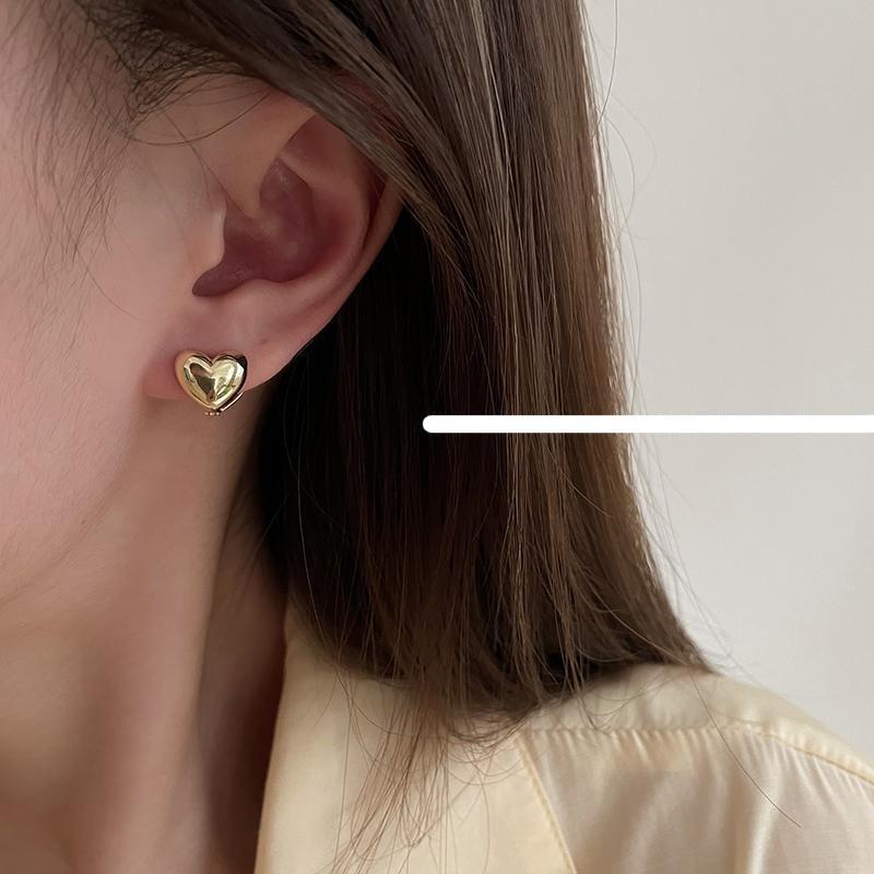 Silver Love Earrings