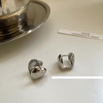 Silver Love Earrings