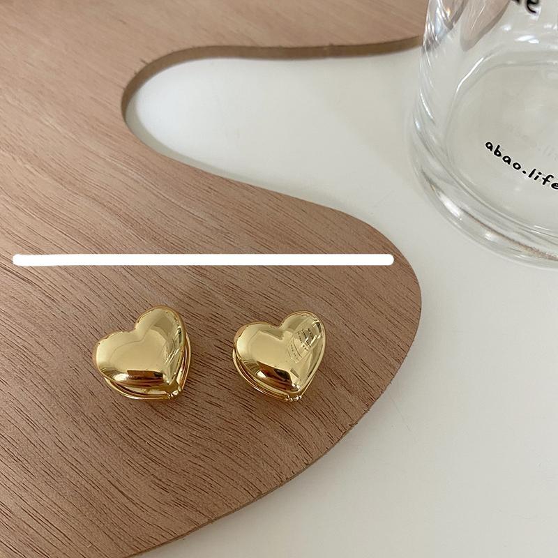 Silver Love Earrings