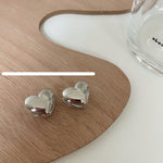 Silver Love Earrings