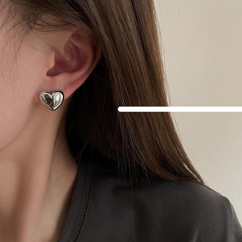 Silver Love Earrings