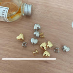 Silver Love Earrings