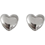 Silver Love Earrings