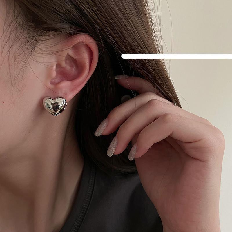 Silver Love Earrings