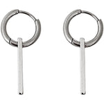 Silver Metal Earrings