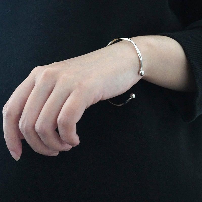 Silver Open Bracelet