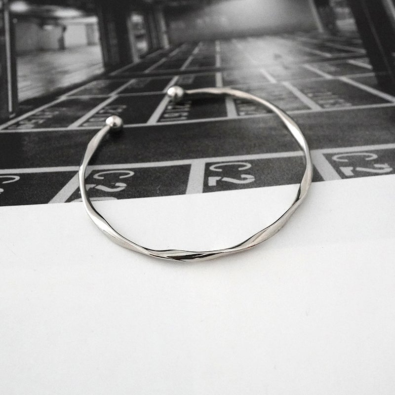 Silver Open Bracelet
