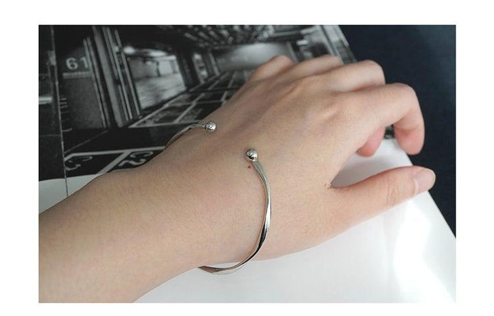 Silver Open Bracelet