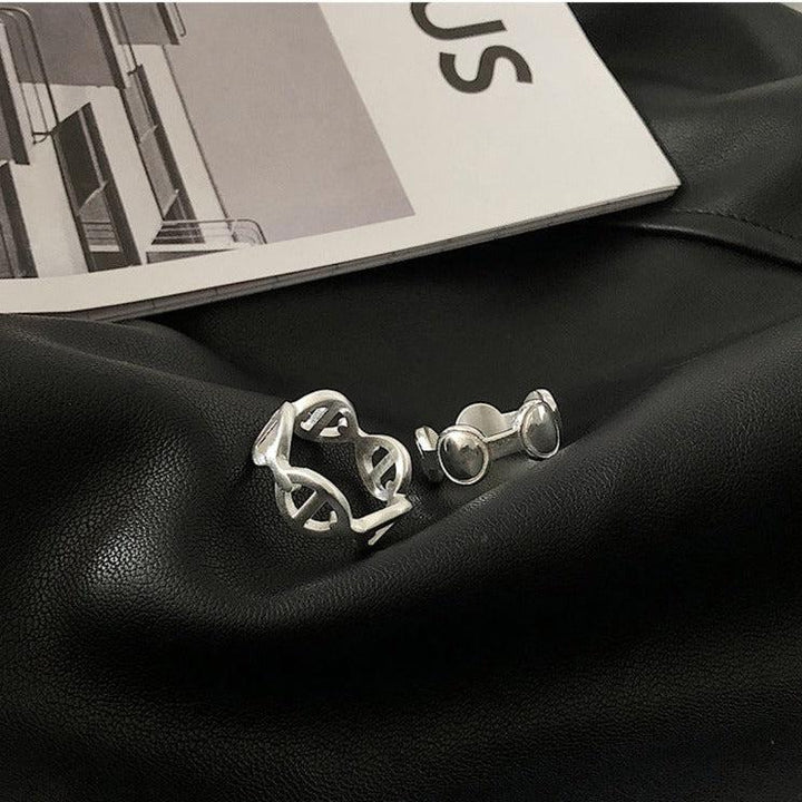 Silver Oval Ring