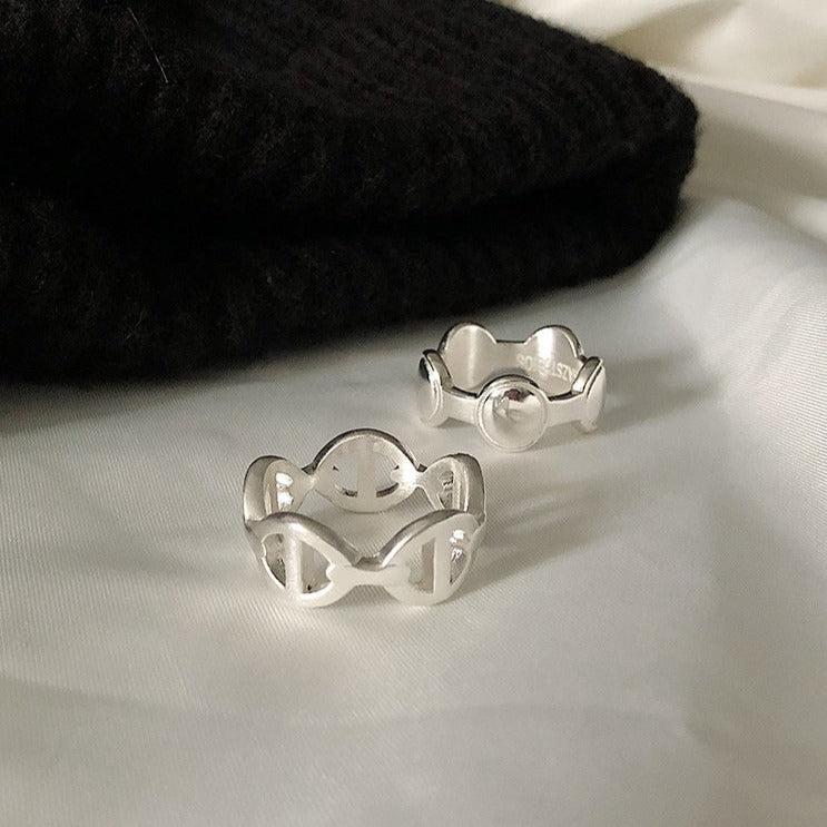 Silver Oval Ring