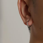 Single Sterling Ear Studs