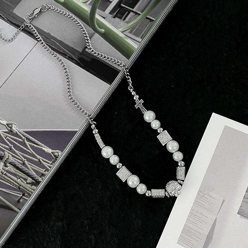 Skull Necklace & Bracelet