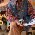 Sleeveless Denim Jacket