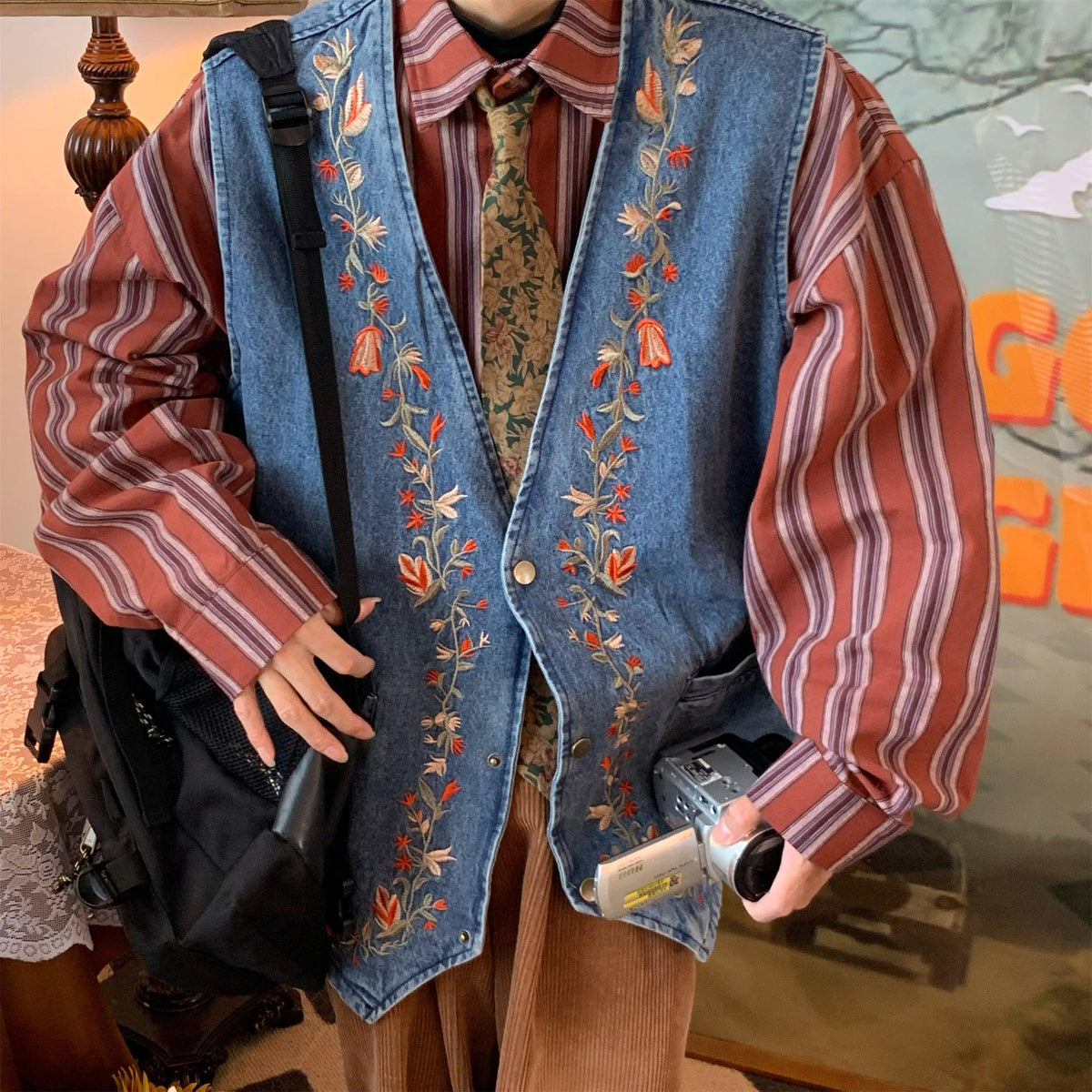 Sleeveless Denim Jacket