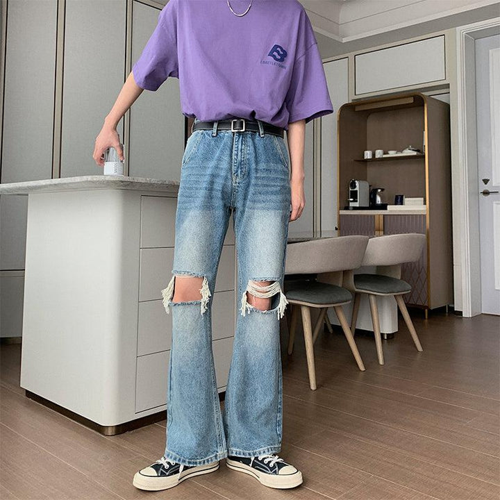 Slim Fit Ripped Jeans