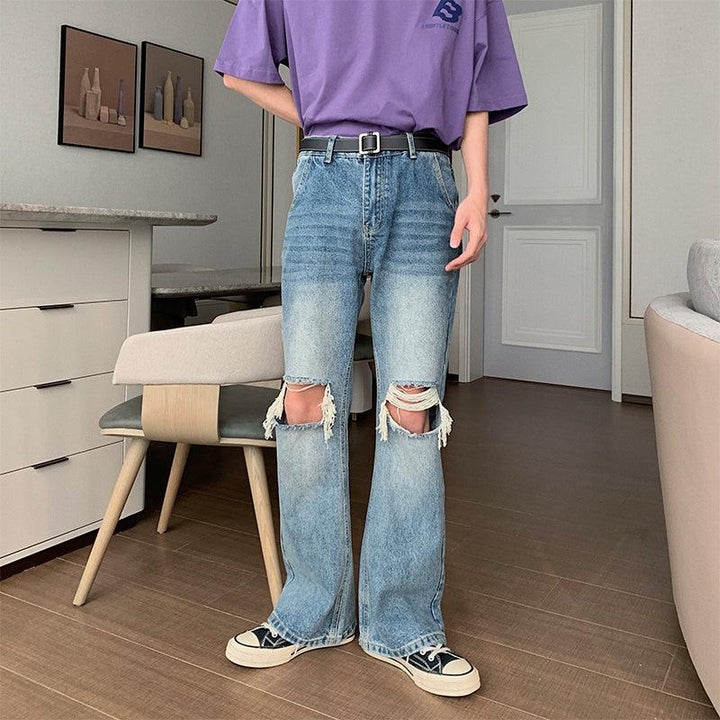 Slim Fit Ripped Jeans