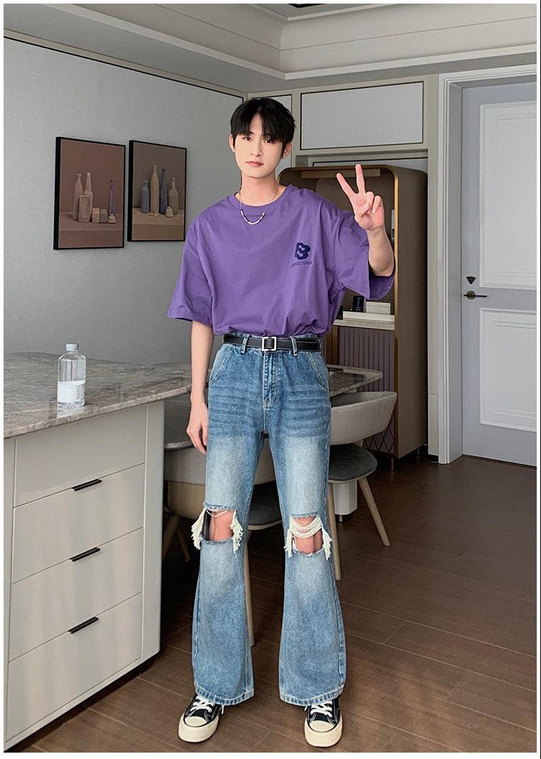 Slim Fit Ripped Jeans
