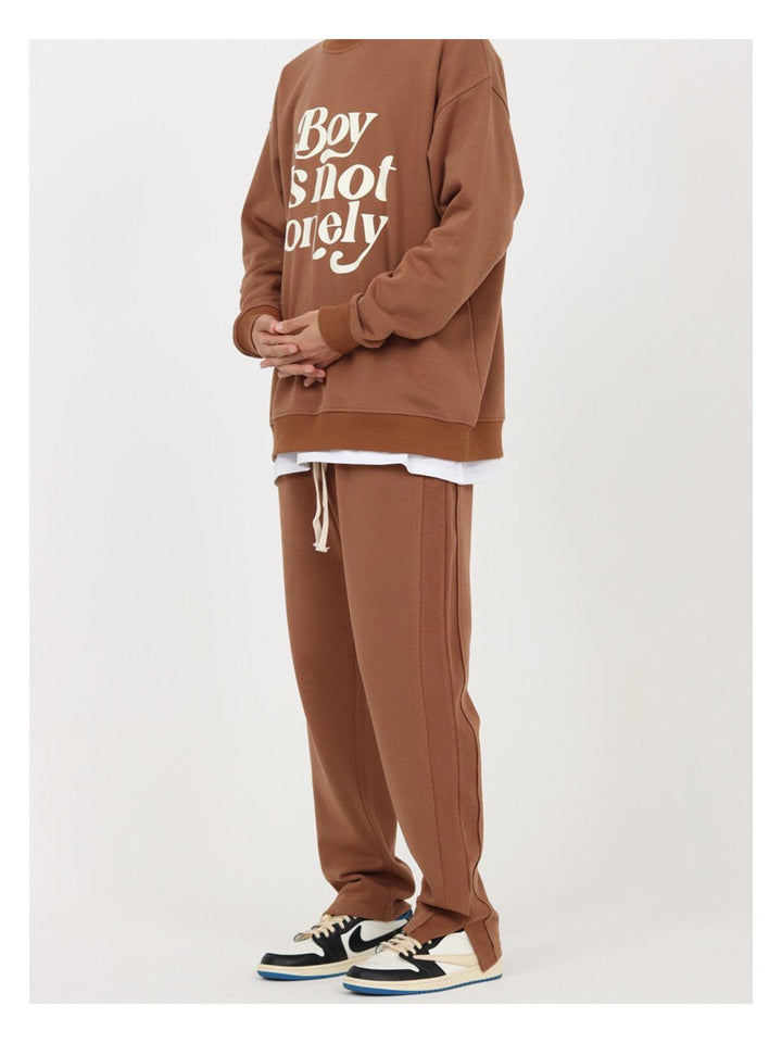 Slit Casual Sports Pants