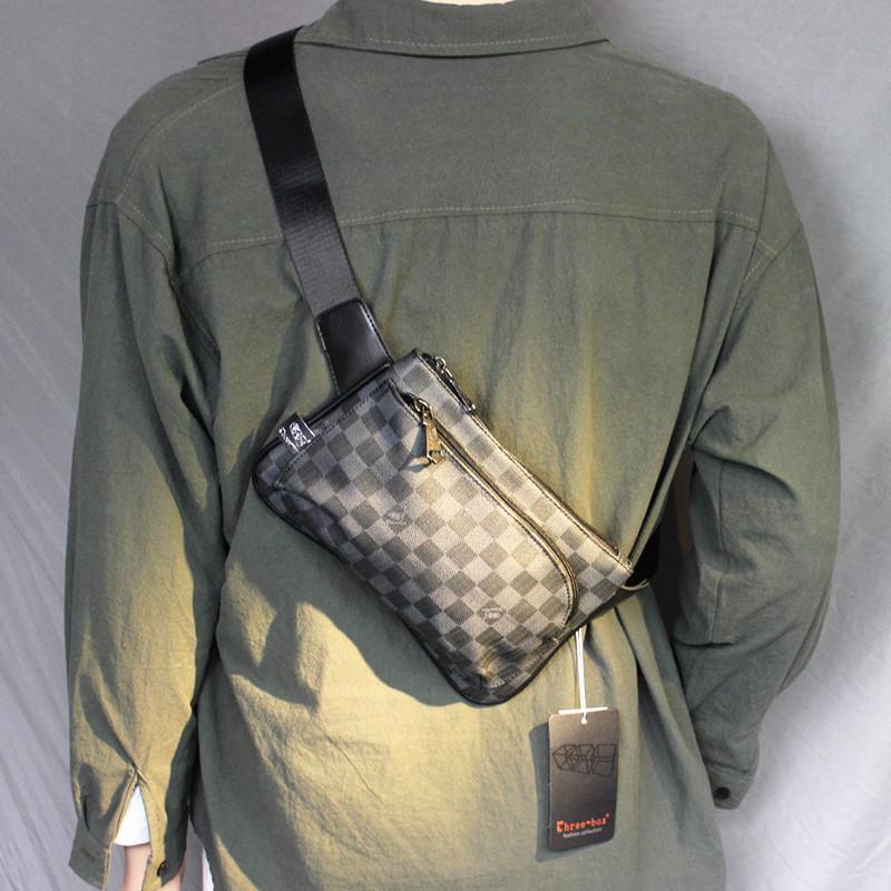 Small Plaid Messenger Bag