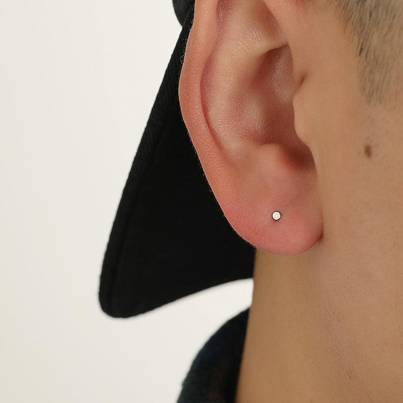 Small Round Stud Earrings