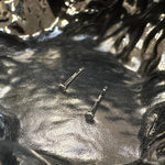 Small Round Stud Earrings