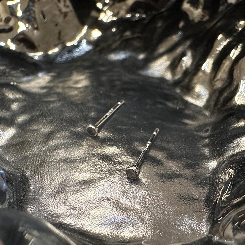 Small Round Stud Earrings