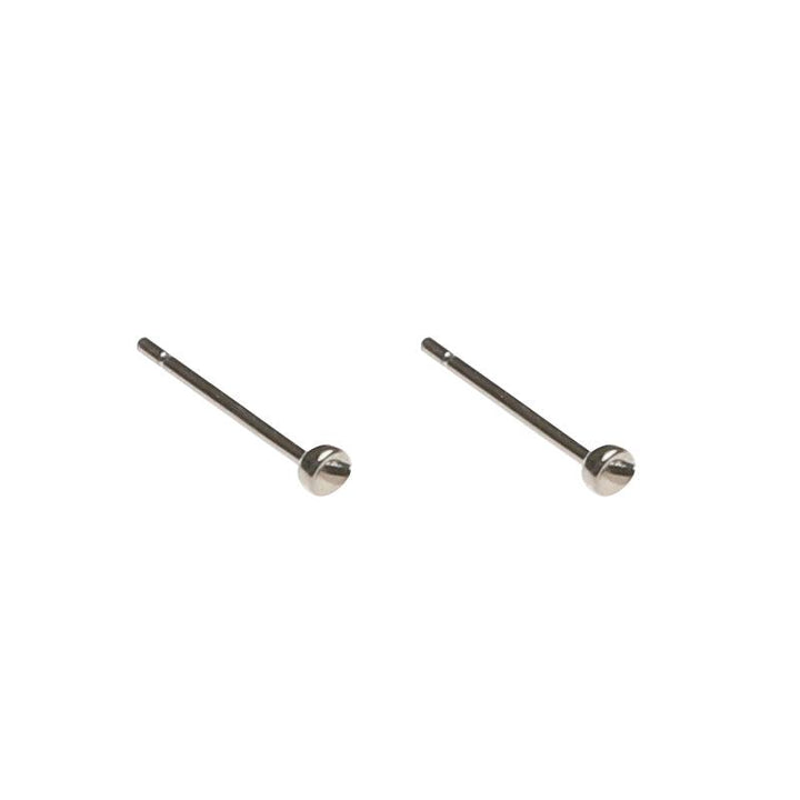 Small Round Stud Earrings