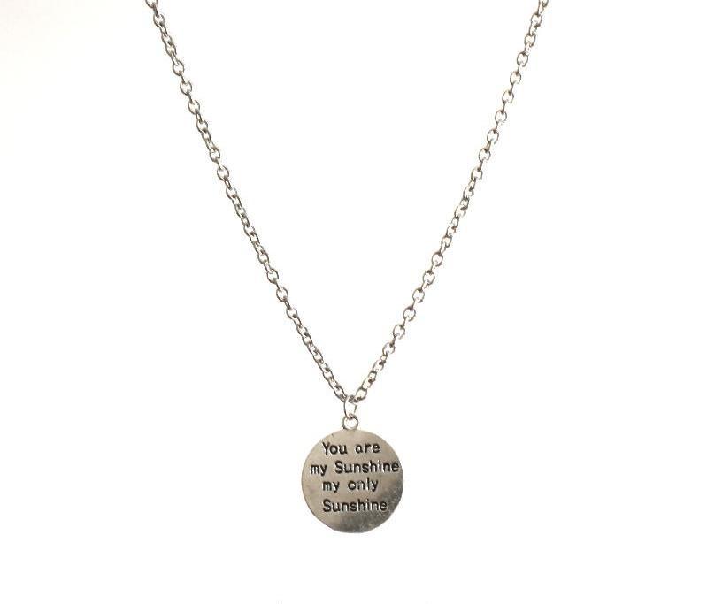Smiley Sun Pendant Necklace