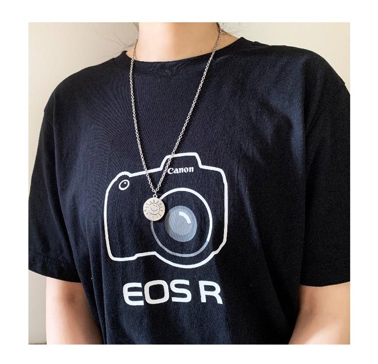 Smiley Sun Pendant Necklace