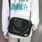 Soft Leather Messenger Bag