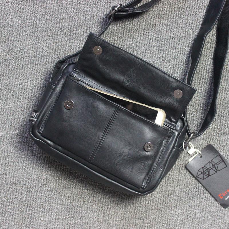 Soft Leather Messenger Bag