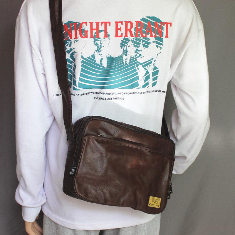 Soft Leather Messenger Bag