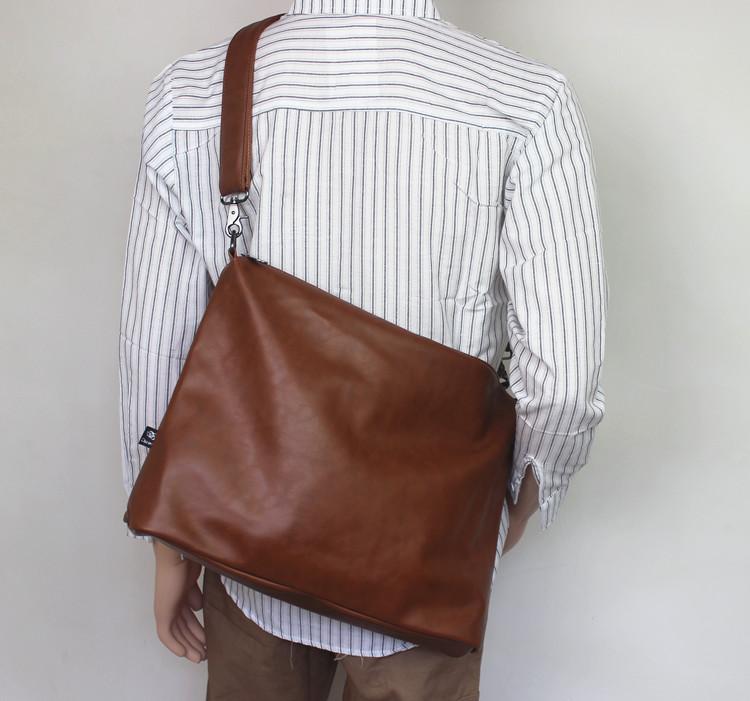 Soft Leather Messenger Bag