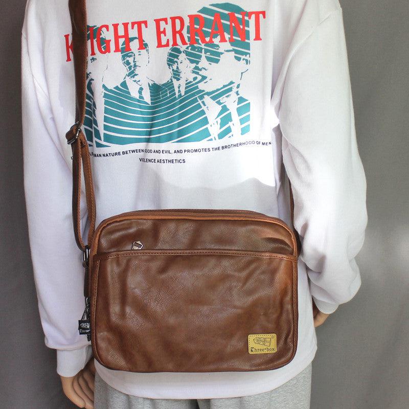 Soft Leather Messenger Bag